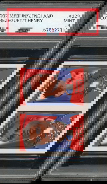 2002 Panini World Cup Thierry Henry #123 PSA 9 POP 1 None Higher