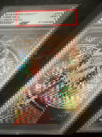 2018-19 Panini Select Courtside Copper Prizm /60 Chris Paul #248 PSA9