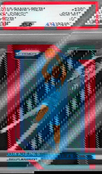 Luka Doncic Red Prizm 208/299