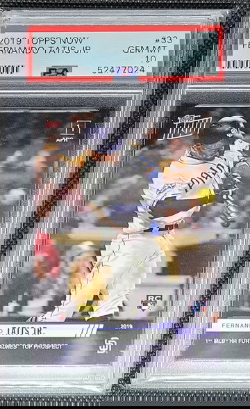 2019 Topps Now #33 Fernando Tatis Jr. RC Gem Mint PSA 10 Low Pop 67!