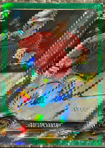 2018 Bowman Chrome Daulton Varsho auto #/99