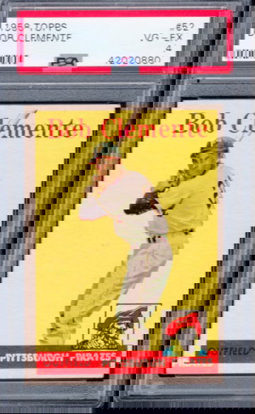 1958 TOPPS ROBERTO CLEMENTE PSA 4