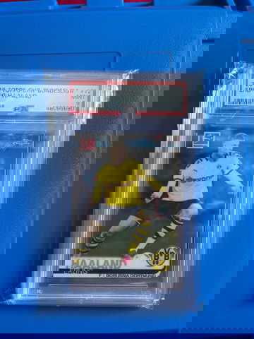 2019 topps chrome bundesliga erring haaland rookie