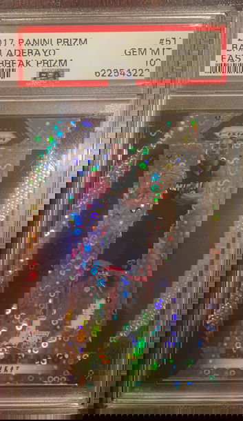 Bam Adebayo Fast break PSA 10