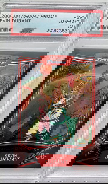 2008 Bowman Chrome Kevin Durant PSA 10