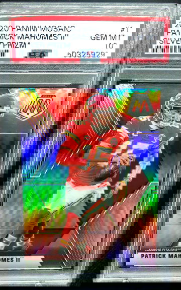 2020 Mosaic Silver Prizm Patrick Mahomes PSA 10 - Low Pop