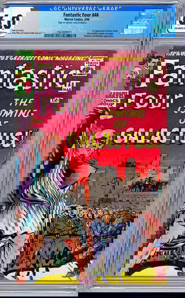 FANTASTIC FOUR #48 CGC 6.0 1ST SILVER SURFER & GALACTUS STAN LEE JACK KIRBY 1966