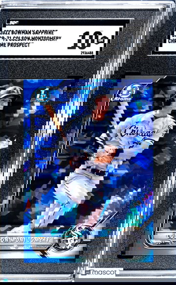 2022 Bowman Sapphire Colson Montgomery #BCP-71 CHR. Pros. SGC 10