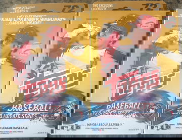 2018 Topps Update Hanger Box Lot of 2