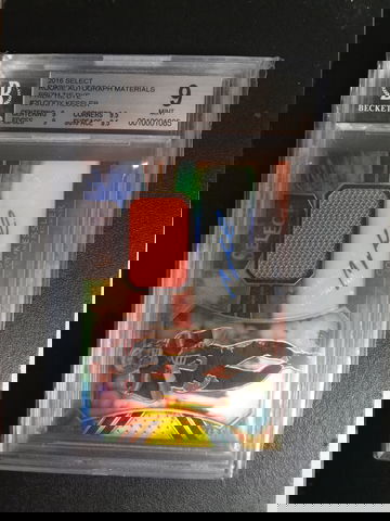 2016 select rookie autograph materials prism tie dye Cody Kessler #20 18/25 BGS 9