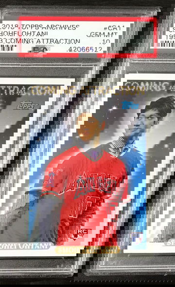 2018 Topps Archives Coming Attraction Shohei Ohtani PSA 10