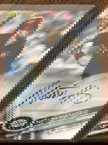 2017 Topps Chrome Mitch Haniger RC Auto