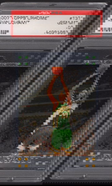 Kevin Durant 2007 Topps Chrome #131 PSA 10