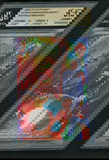 2022 Panini Court Kings #16 Paolo Banchero Artistic Endeavors Jerseys Rookie Beckett 9.5 Gem Mint Orlando Magic