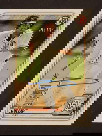 2024 Topps Archives Signature Series #BP-122 Riley Greene RC Auto /37