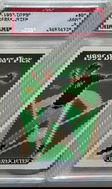1993 Topps #98 Derek Jeter PSA 9 Rookie Card