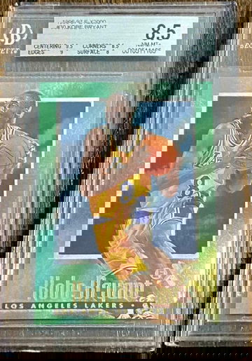 1996-97 E-X2000 KOBE BRYANT ROOKIE Card RC BGS 8.5 w/9 & 9.5 NM-MT+ #30 ~ HOF