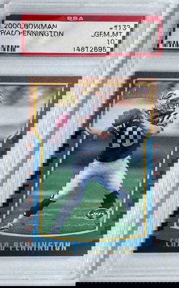 2000 Bowman #173 Chad  Pennington PSA 10 Gem Mint Rookie 