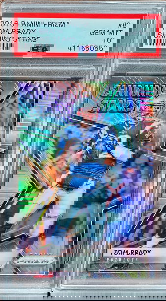 2016 Prizm Shining Stars Tom Brady PSA 10 POP 51