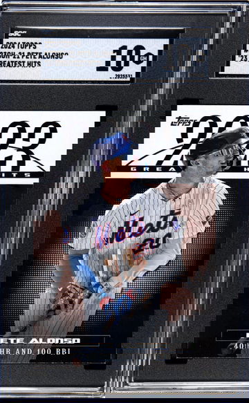 2024 Topps #23GH-21 Pete Alonso '23 Greatest Hits SGC 10