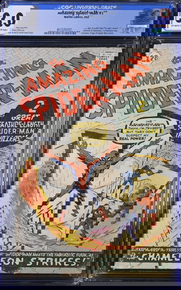 Amazingg Spider-Man #1 CGC 3.0 -- Marvel 1963