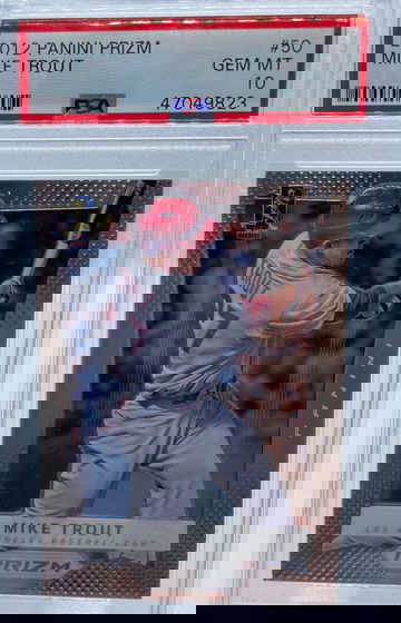 2012 Panini Prizm Mike Trout #50 PSA 10 GEM MINT