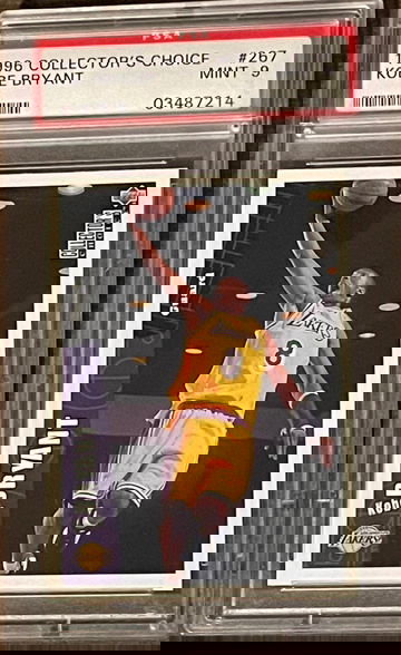 Kobe Bryant 1996 Collector's Choice RC PSA 9 Lakers Star Legend