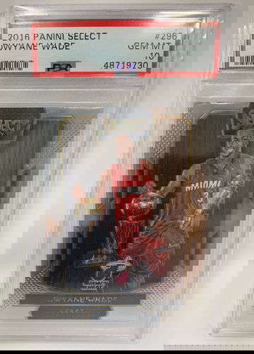 2016 Panini Select Dwayne Wade PSA 10