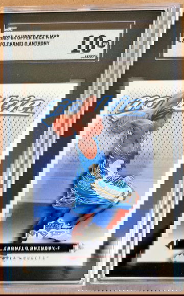 2003-04 Upper Deck MVP Carmelo Anthony Rookie SGC 10