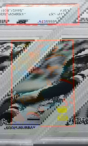 1978 Topps #36 Eddie Murray RC PSA 6 