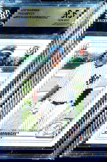 Jasson Dominguez 2020 Bowman Prospects #BP-8 BGS 9.5