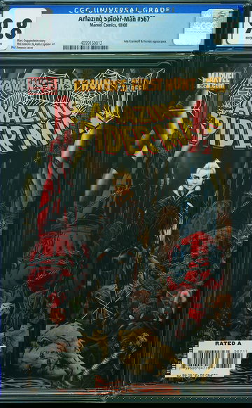 AMAZING SPIDER-MAN #567, CGC 9.8 NM/MT