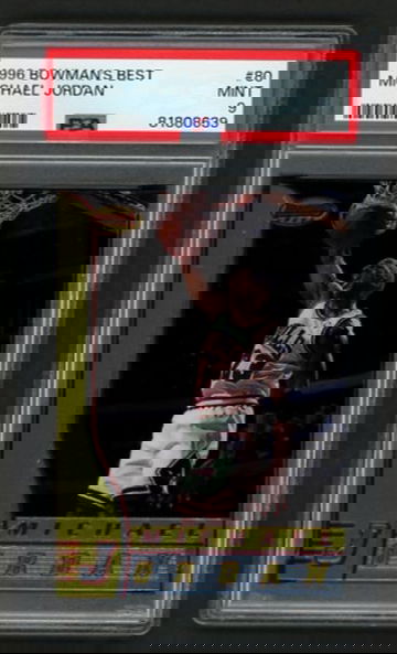 1996 Bowman's Best Michael Jordan #80 PSA 9 [BK-2B.7]