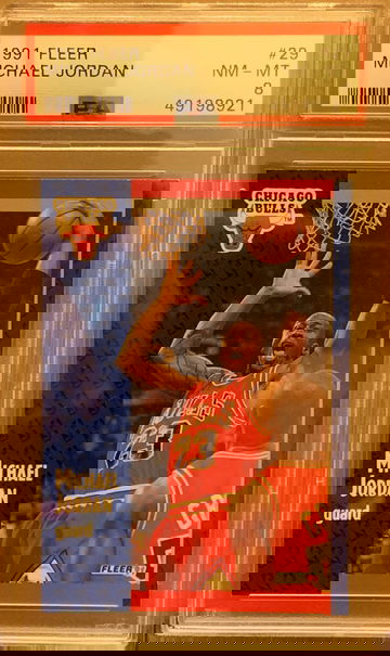 1991 Fleer #29 Michael Jordan - PSA 8 NM-MT