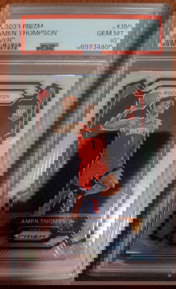 2023 Prizm Amen Thompson 150 Silver PSA 10