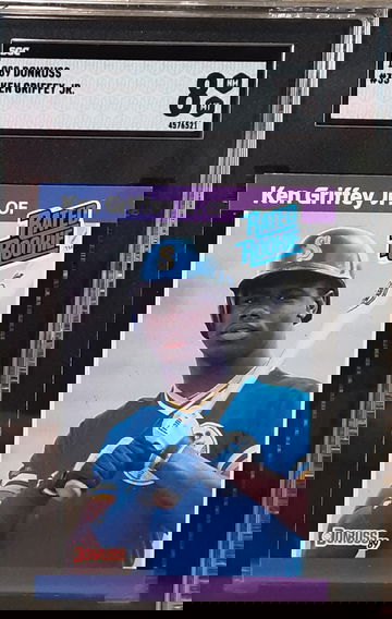 1989 Donruss Ken Griffey Jr #33 Rookie SGC 8 NM MT