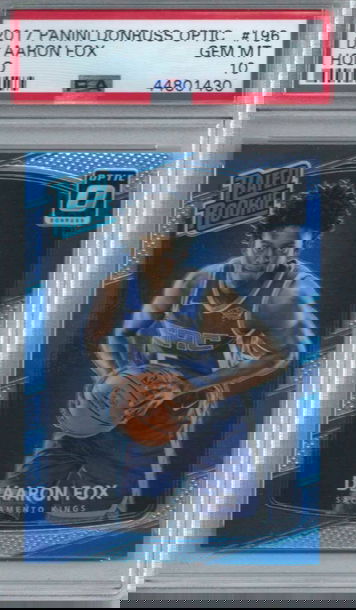 2017 Optic De’Aaron Fox Holo PSA 10 Gem Mint