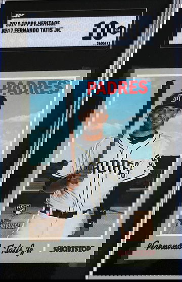 2019 Topps Heritage Fernando Tatis Jr SGC 10 GEM MINT 