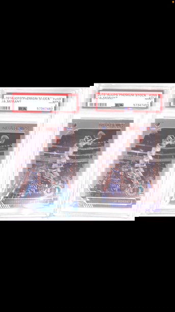 2019 Hoops Premium Stock Ja Morant Psa 9 (x2)