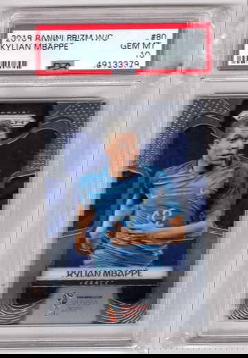 Kylian Mbappe 2018 Panini Prizm World Cup RC Rookie #80 PSA 10