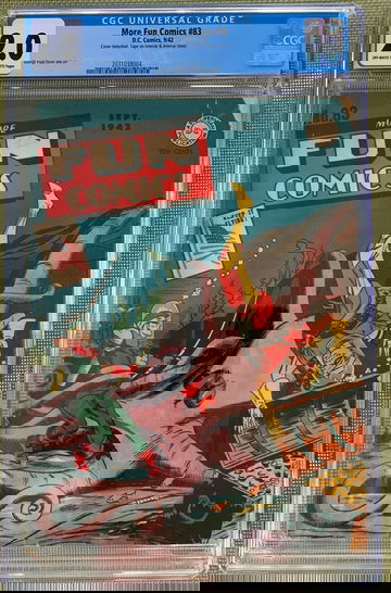More Fun #83 (1942) CGC 2.0 -- O/w to white pages; George Papp Octopus cover