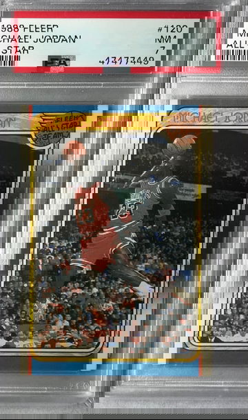 Michael Jordan 1988 Fleer All-Star #120 - PSA 7