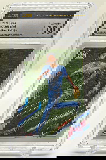 2021 Topps #277 Alec Bohm SP RC Variation CSG 10 Gem Mint