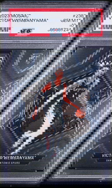 2023 Panini Mosaic Victor Wembanyama #238 PSA 10