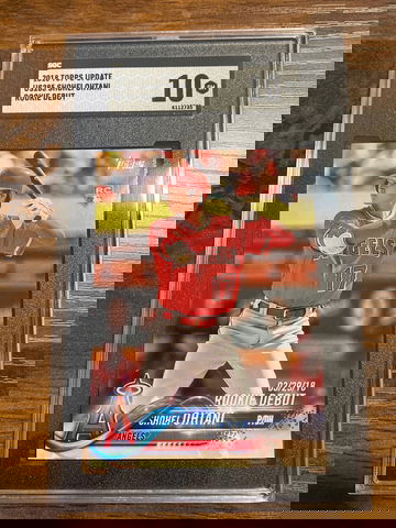 2018 Topps Update Shohei Ohtani rookie debut SGC 10