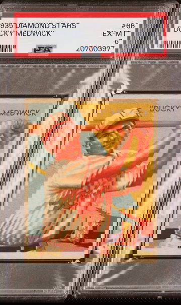 Joe Ducky Medwick 1934-36 Diamond Stars #66 HOF Rookie PSA 6