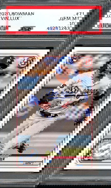 2020 Bowman Gavin Lux 71 PSA 10 GEM MINT