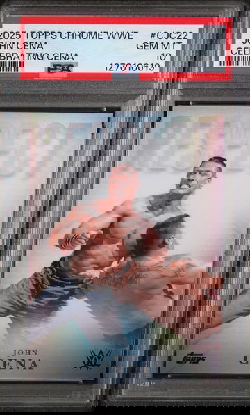 2025 Topps Chrome WWE Celebrating Cena John Cena #CJC-22 PSA 10