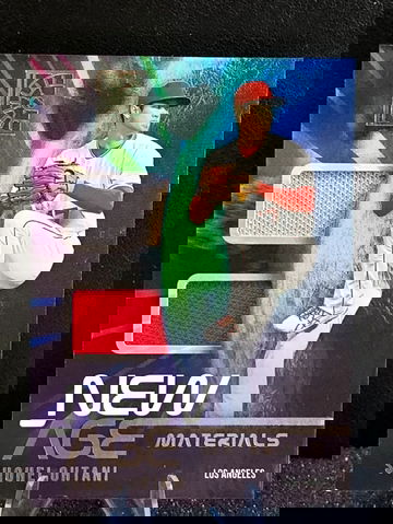 2022 Panini Capstone  New Age Materials  Shohei Ohtani  PLAYER WORN  Angles Dodgers