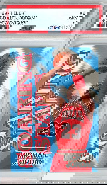 1997 FLEER SOARING STARS MICHAEL JORDAN #9 CHICAGO BULLS HOF PSA 9 MINT